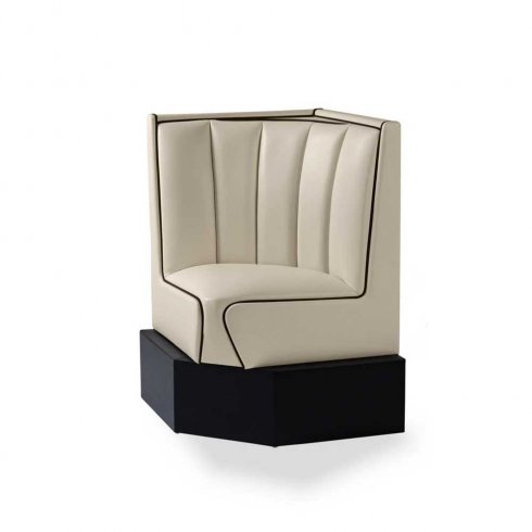 Diner booth - retro soffa 60 cm hörndel