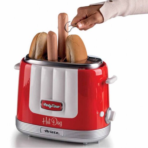 Hot dog maskin Ariete Party Time Röd