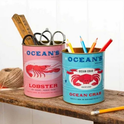Kruka / plåtburk 2 pack Ocean´s Brand