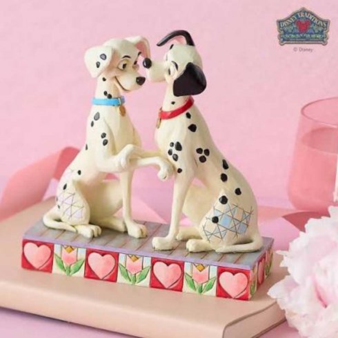 Disney Figur Pongo och Perdita - 101 dalmatiner