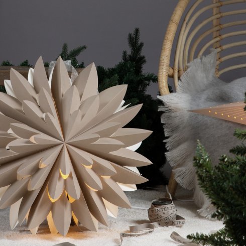 Hyacint Star Beige 50 cm - Pr Home