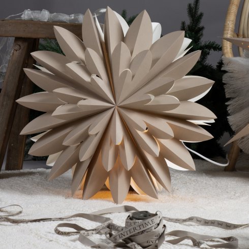 Hyacint Star Beige 50 cm - Pr Home