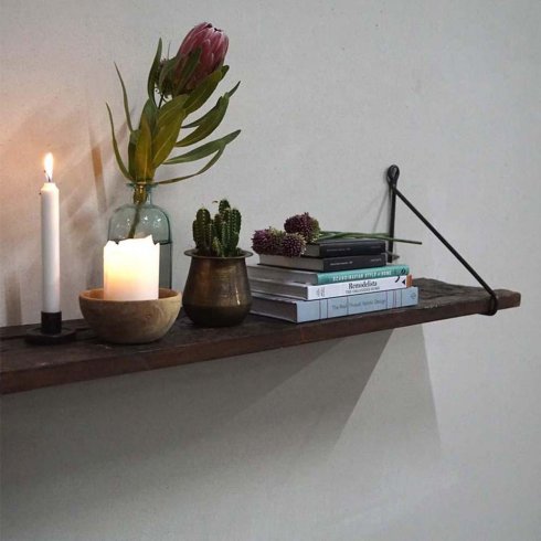 Adel trähylla i återvunnet trä 90 cm