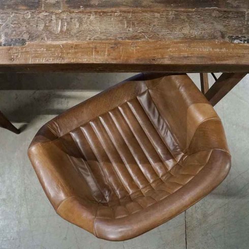 Matstol Icon i läder Trademark Living