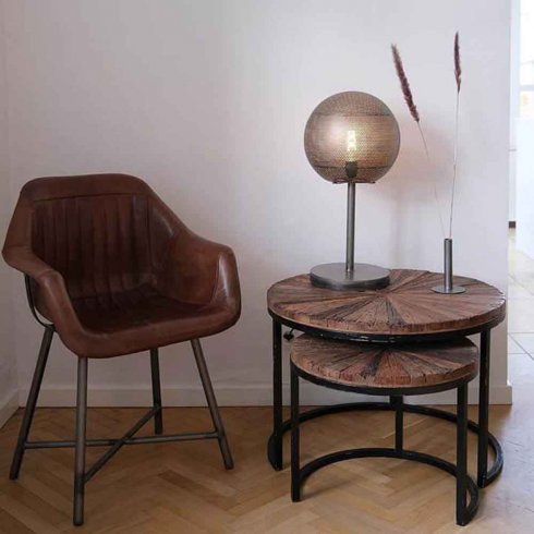 Matstol Icon i läder Trademark Living