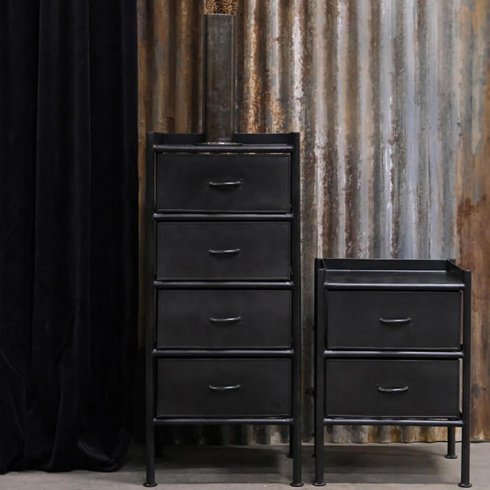 Skåp i järn med 4 lådor - Trademark Living