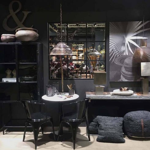 Rumsavdelare New York fönster kvadratisk utan glas