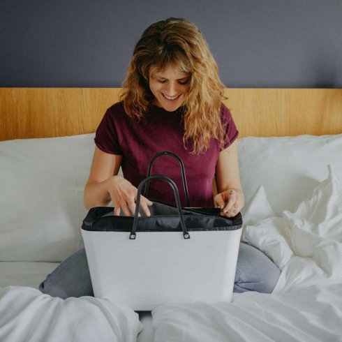 Hinza innerväska stor modell svart 