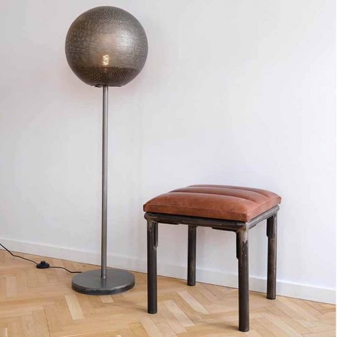 Pall l järn & läder Trademark Living