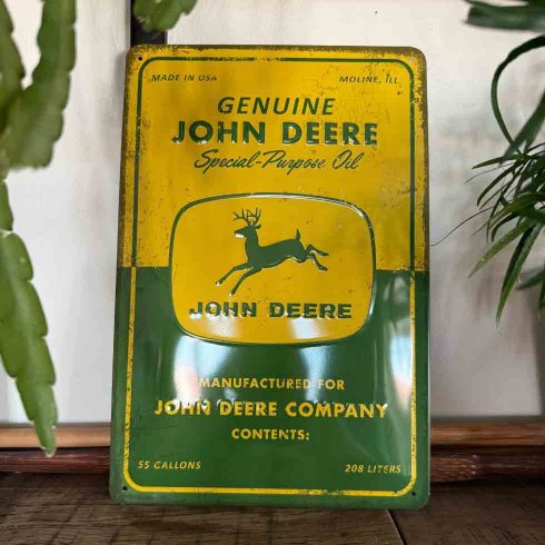 Plåtskylt John Deere 20x30cm