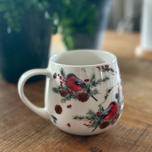 Julmugg med tesil & lock Fåglar