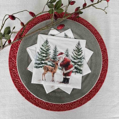 Julservetter Tomte & Rådjur