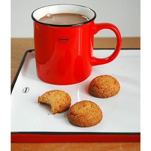 Mugg i retrostil Cabanaz - Röd