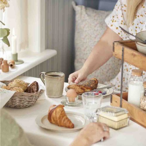 Kaffemugg med handtag Dunes Sandfärgad