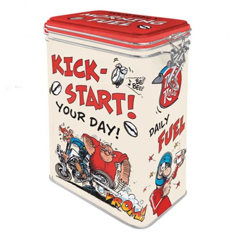 Plåtburk Kick start näpplock