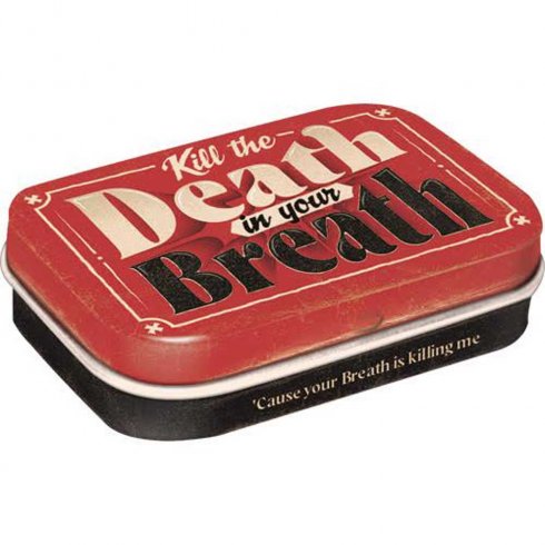 Pillerask Kill the death in your breath - med mintpastiller