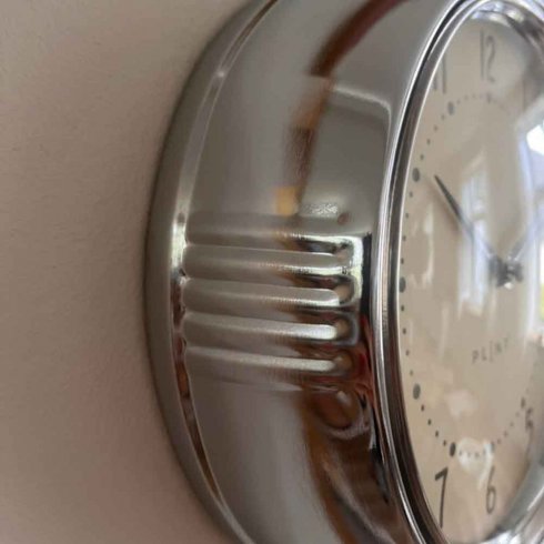 Klocka 50-tal Chrome (Plint)