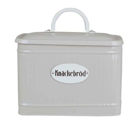 Retro knäckebrödsburk - Beige