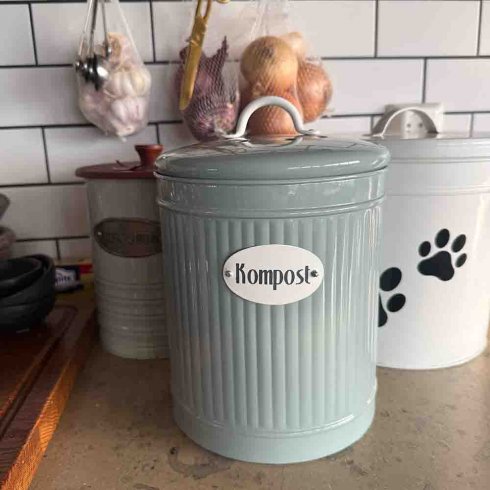 Retro kompostburk - Grön