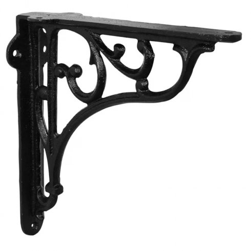 Konsol Sirlig järn svart stor