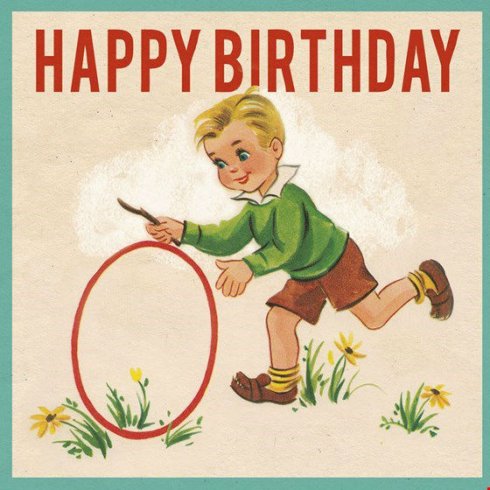 Kort födelsedag happy birthday (pojke)