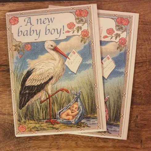 Gratulationskort Dubbelt Pojke