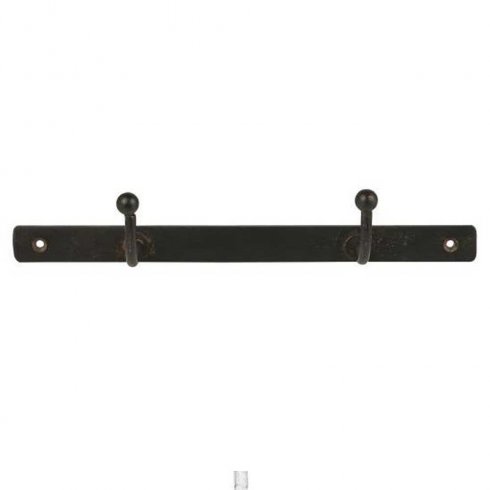 Klädhängare metall 2 krokar