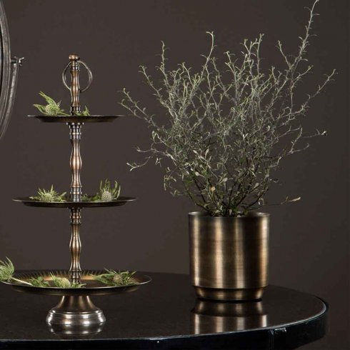 Kruka Antikmässing i flera storlekar