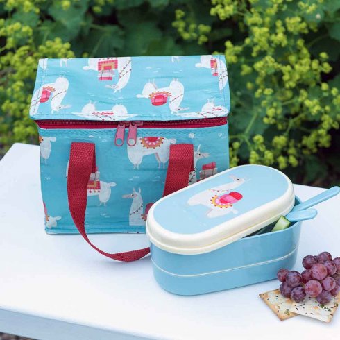 Kylväska / lunchväska Blå Lama