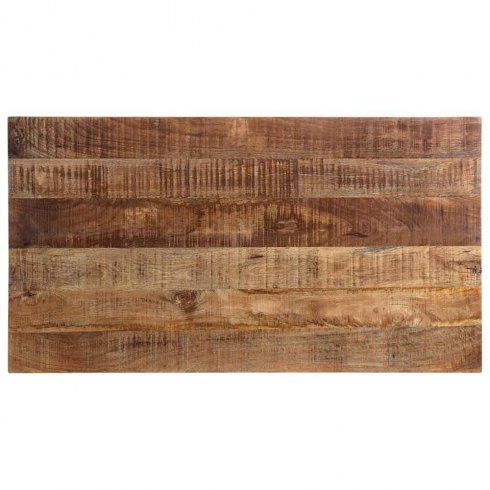 Träbordsskiva i mangoträ 130 x 70 cm