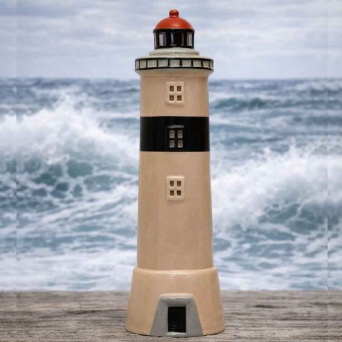 Keramikhus Långe Jan fyr för värmeljus 18 cm