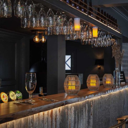 Uppladdningsbara ledljus med USB utan laddare 5 set