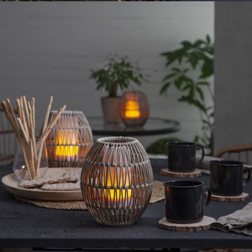 Uppladdningsbara ledljus med USB med laddare 5 set 