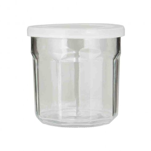 Marmeladburk med transparent lock 400 ml