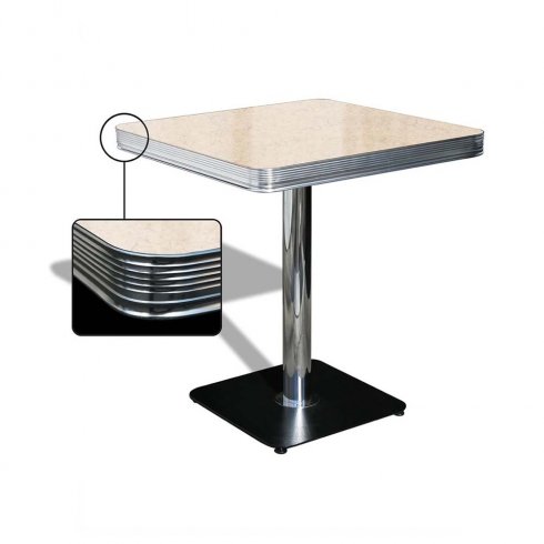 Diner booth komplett med 2 bord 300 cm