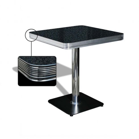 Diner booth komplett med 2 bord 300 cm