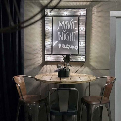 Barstol Living med lädersits Trademark Living