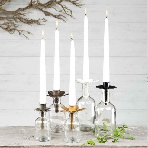 Glasflaska med kork Klar 400 ml