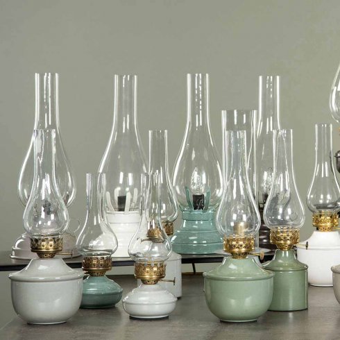 Ljusstake för värmeljus emalj Iris Rusty