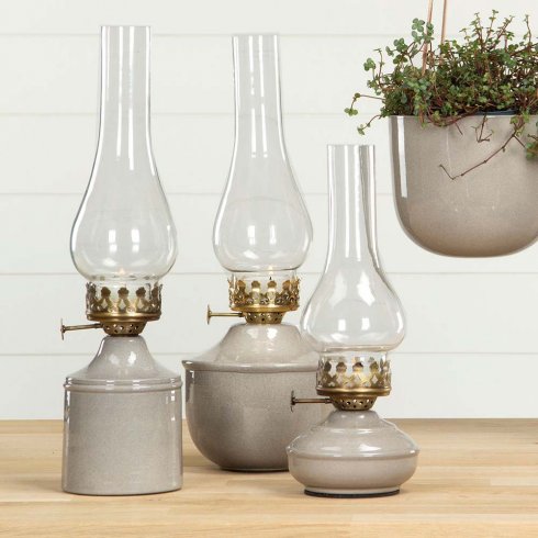 Ljusstake för värmeljus emalj Juno Sand