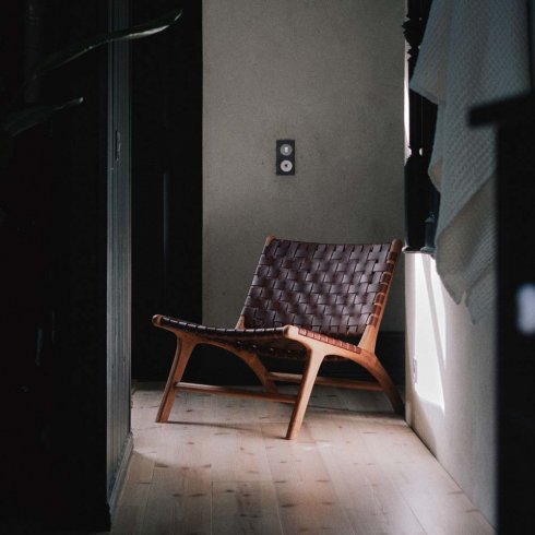 Porto Fåtölj Large - Konjak Wikholm Form