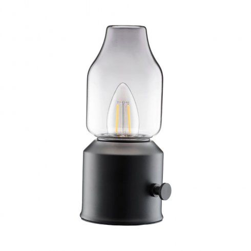Lystra lampa IP44 Laddbar smoky - Pr Home