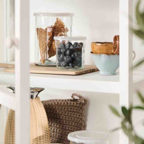 Marmeladburk med transparent lock 1450 ml