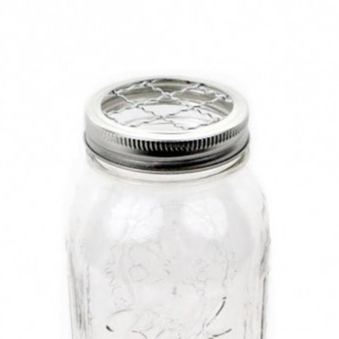 Mason jar - Blomlock 4 pack 