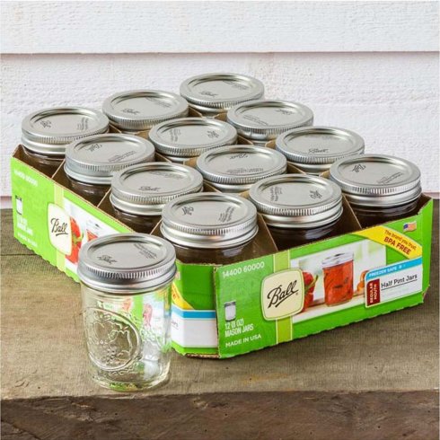 Mason Jar - Half pint 0,24 liter - Regular mouth