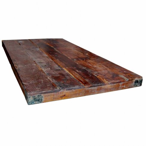 Kraftig Träbordsskiva i återvunnet trä 180 x 80 cm