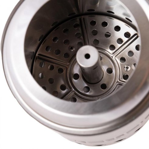 Volcano eldstad bordsvariant Medium Rostfri RedFire