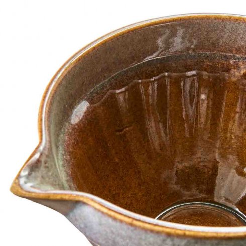 Costa Skål med pip Brun/flerfärgad