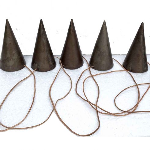 Juldekoration Järnstrut med läderband