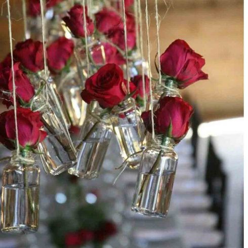 Glasflaska med kork klar Mini 20 ml